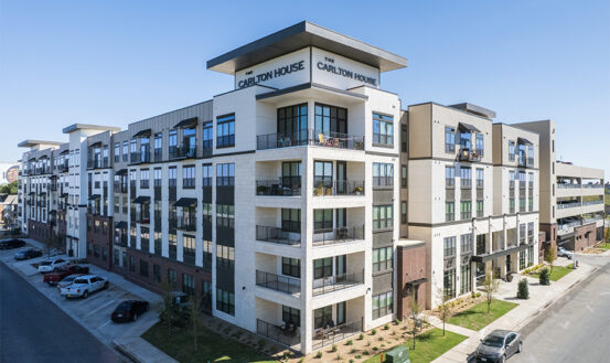 Apartment building exterior