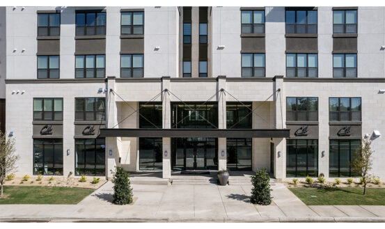 Apartment building exterior