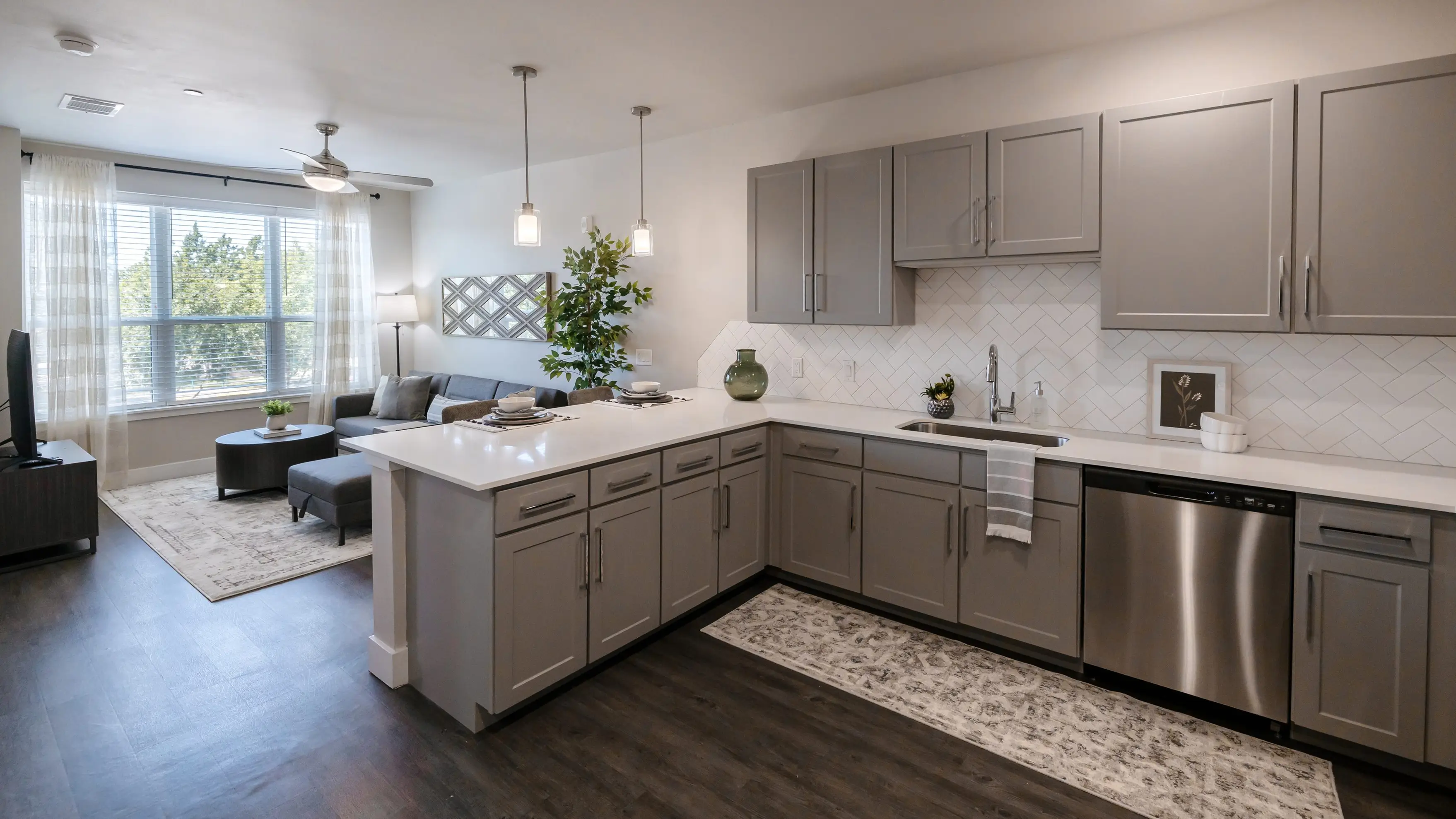 Apartment featuring an open floor plan