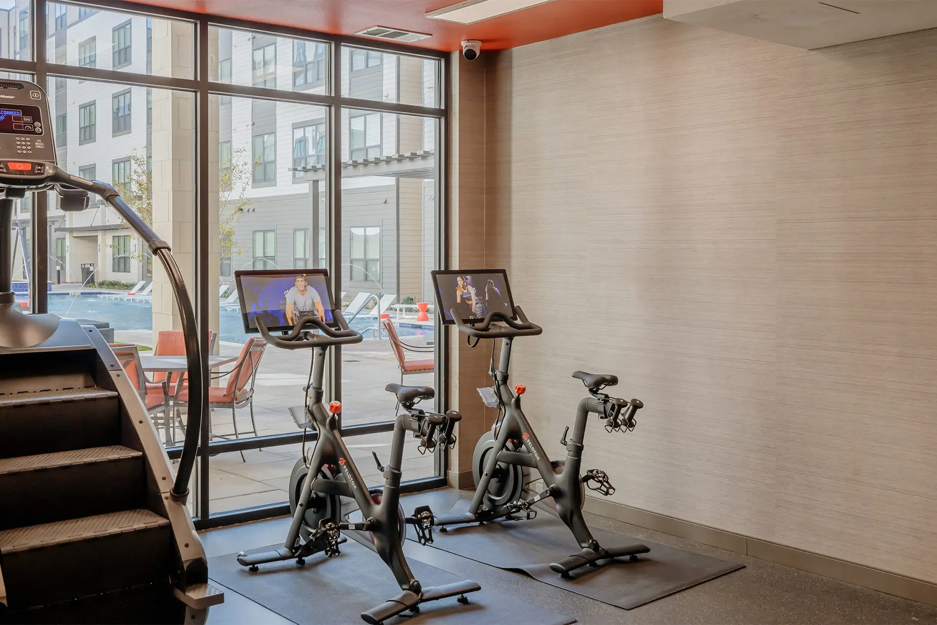 Modern fitness center