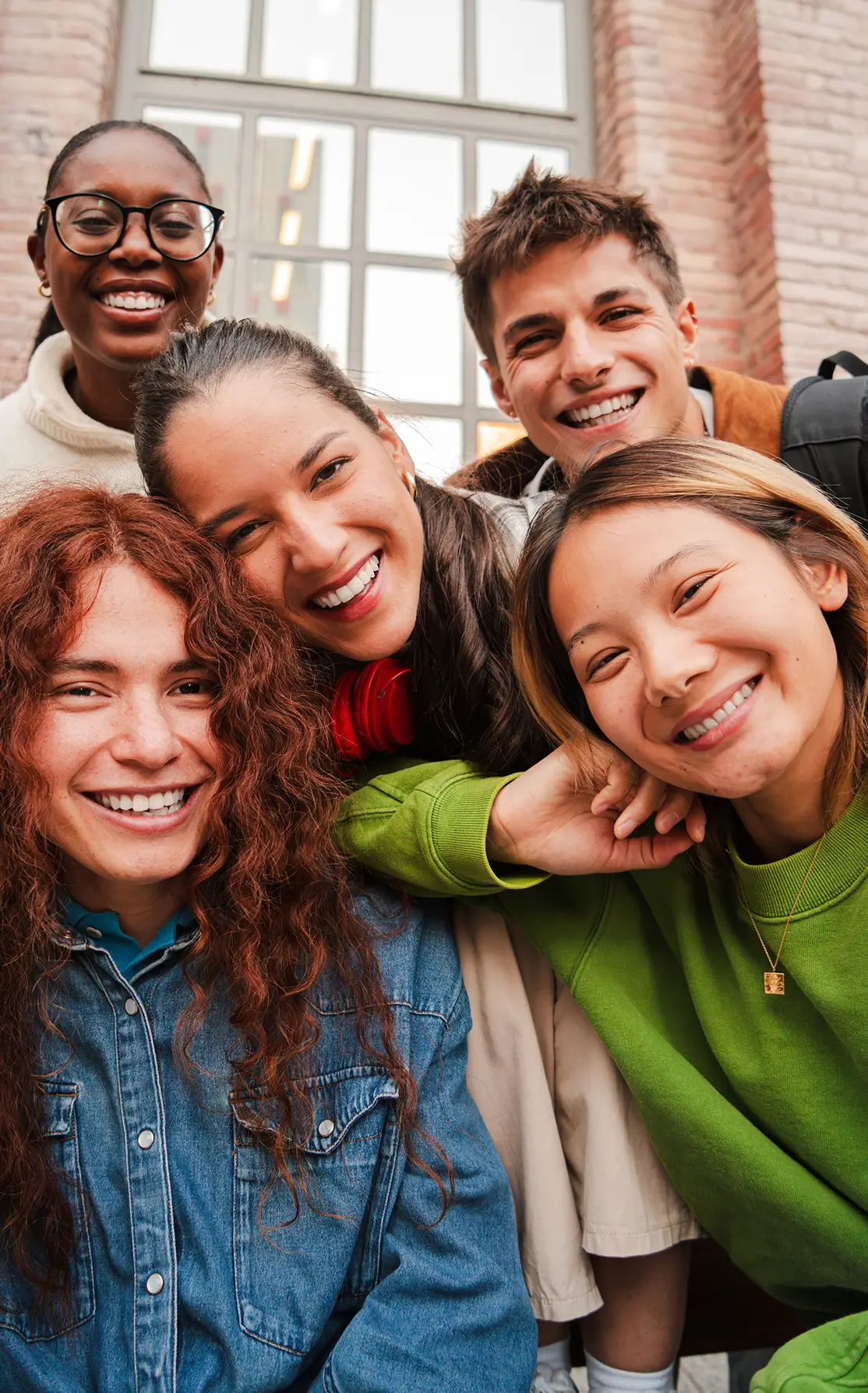 group of diverse young adults